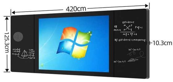 8ms زمان پاسخ 86 اینچ هوشمند دیجیتال نانو تعاملی برقی Blackboard برای آموزش و کنفرانس