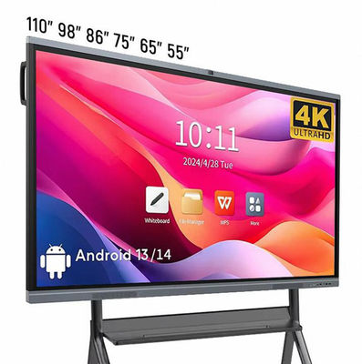 صفحه نمایش لمسی دو سیستم 4K HD مدرسه