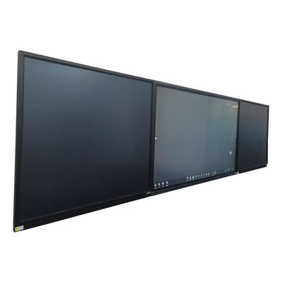 صفحه سیاه دیجیتال هوشمند 86 اینچ انعطاف پذیر LCD متصل به هم برای آموزش