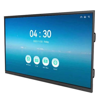 75 اینچ 4K گواهینامه هوشمند تعاملی صفحه نمایش لمسی تبلت تلوزیون سفید